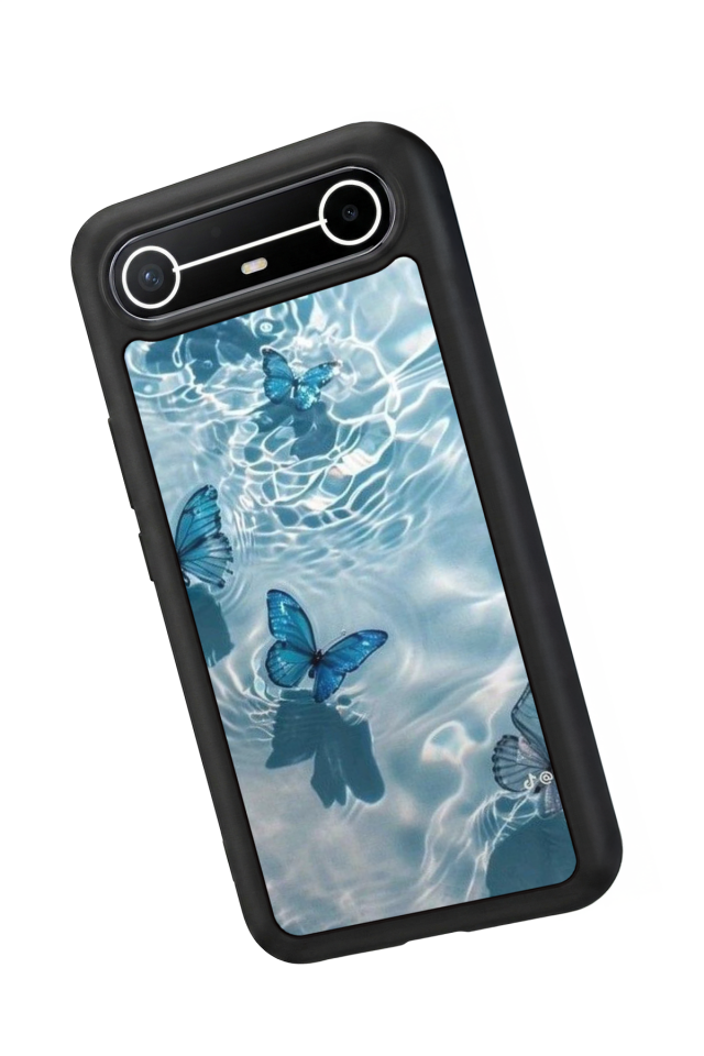 Tecno Spark Slim 5G Uyumlu Kelebek Tasarımlı Glossy Premium Kılıf