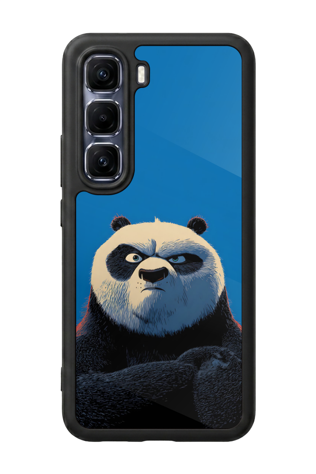 Infinix Hot 60 Pro Plus Uyumlu Kung Fu Panda Tasarımlı Glossy Premium Kılıf