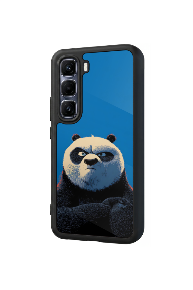 Infinix Hot 60 Pro Plus Uyumlu Kung Fu Panda Tasarımlı Glossy Premium Kılıf