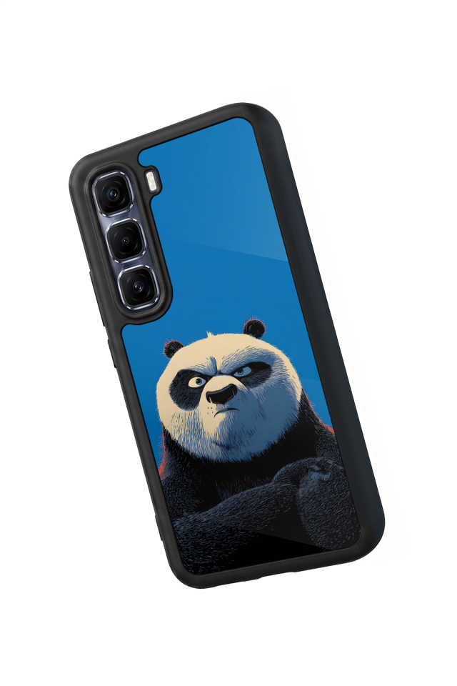 Infinix Hot 60 Pro Plus Uyumlu Kung Fu Panda Tasarımlı Glossy Premium Kılıf