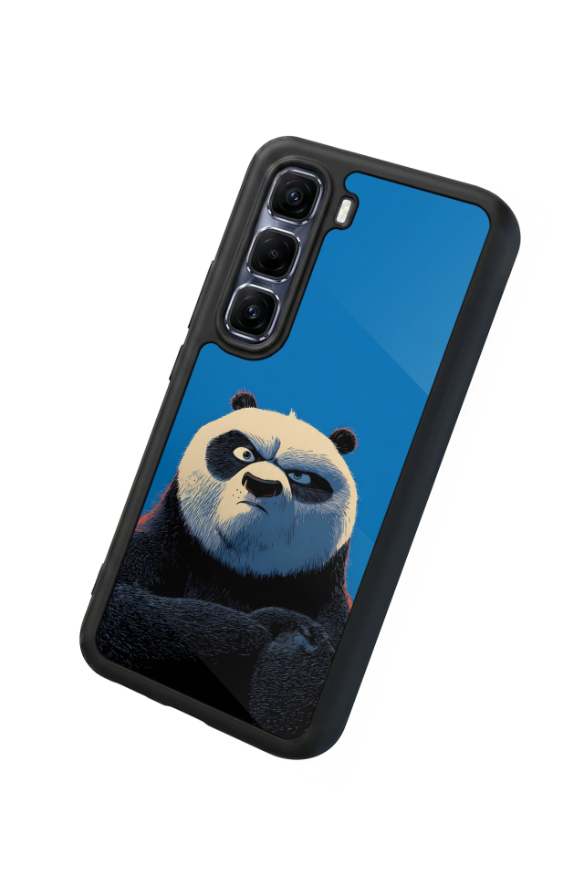Infinix Hot 60 Pro Plus Uyumlu Kung Fu Panda Tasarımlı Glossy Premium Kılıf