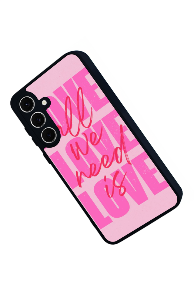 Samsung Galaxy S24 FE Uyumlu Love Tasarımlı Glossy Premium Kılıf