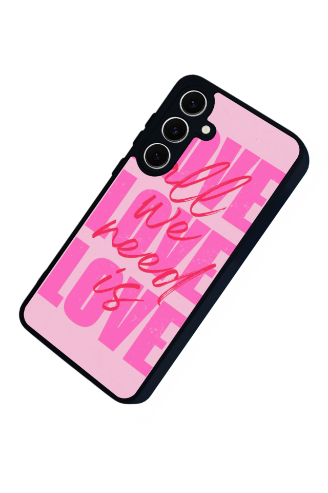 Samsung Galaxy S24 FE Uyumlu Love Tasarımlı Glossy Premium Kılıf