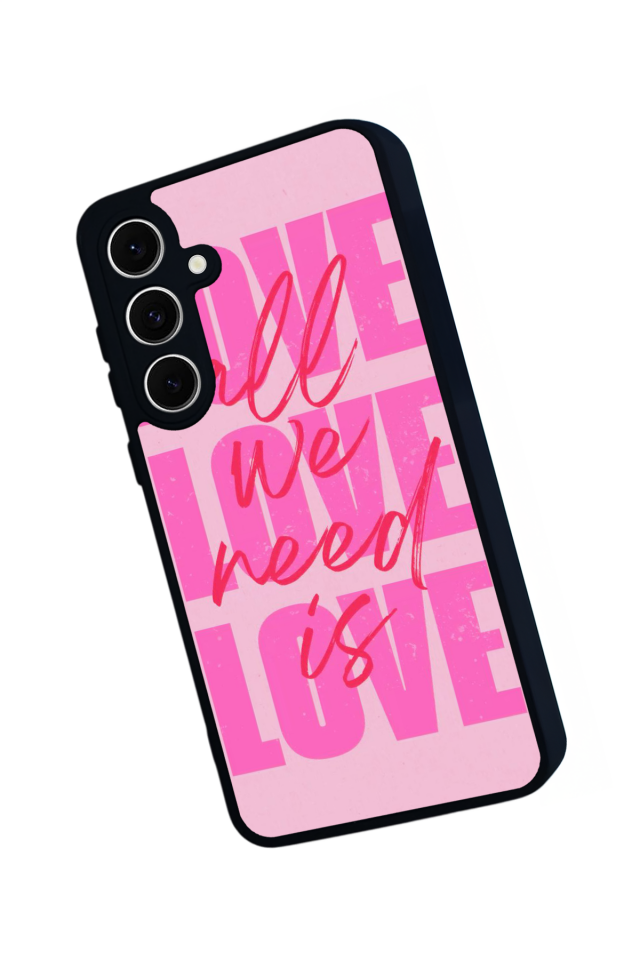 Samsung Galaxy S24 FE Uyumlu Love Tasarımlı Glossy Premium Kılıf