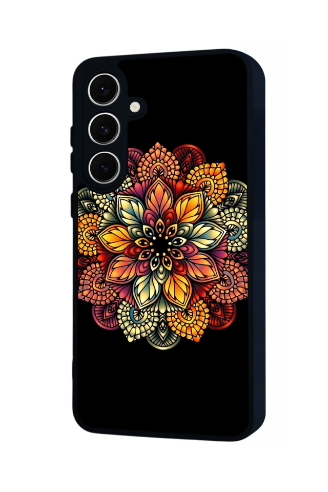 Samsung Galaxy S24 FE Uyumlu Mandala Tasarımlı Glossy Premium Kılıf