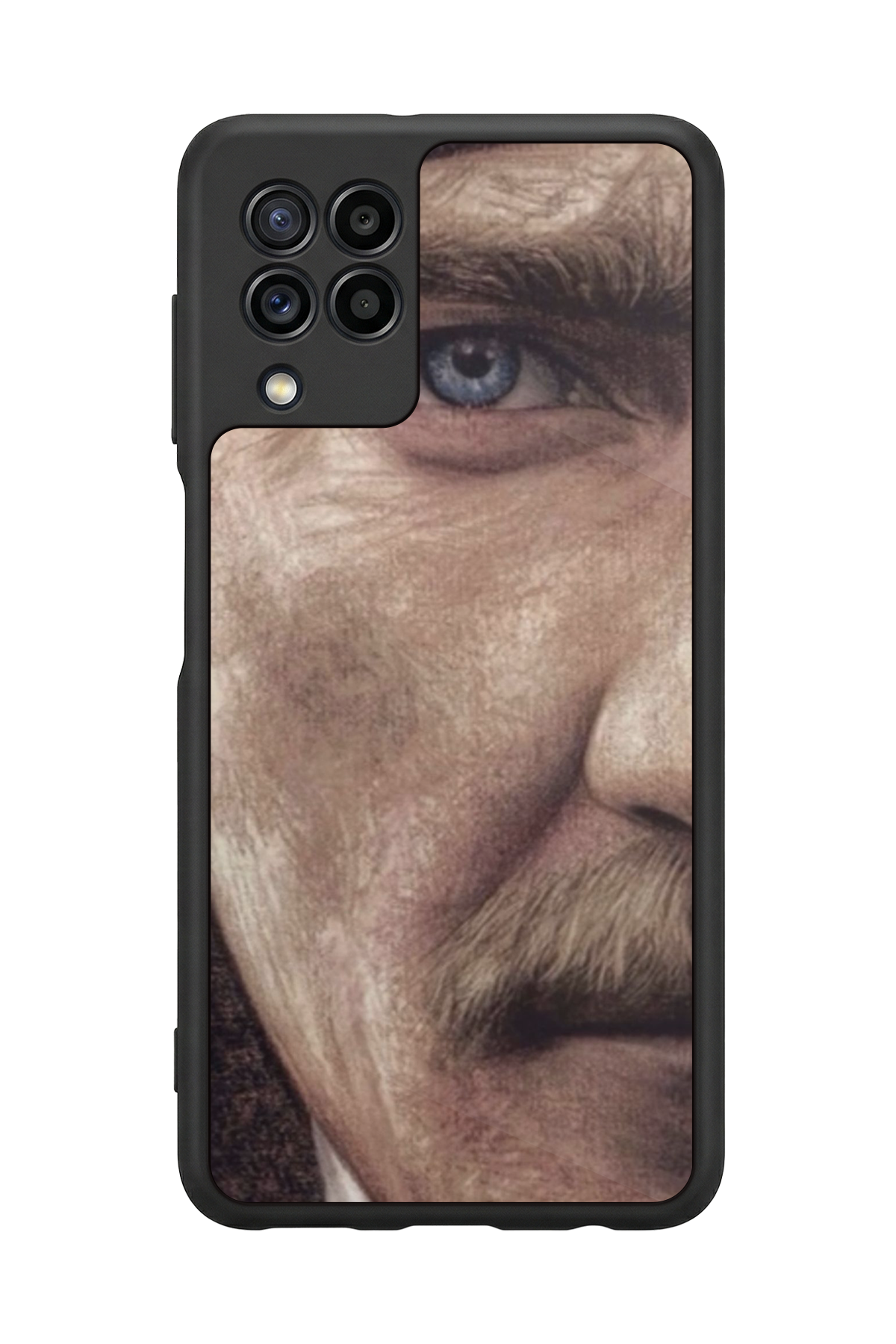 Samsung Galaxy M32 Uyumlu Mustafa Kemal Ataturk Tasarımlı Glossy Premium Kılıf