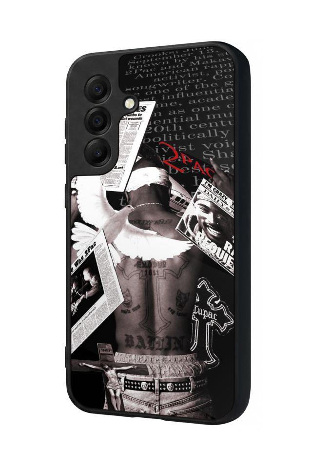 Samsung Galaxy A17 Uyumlu Tupac Tasarımlı Glossy Premium Kılıf