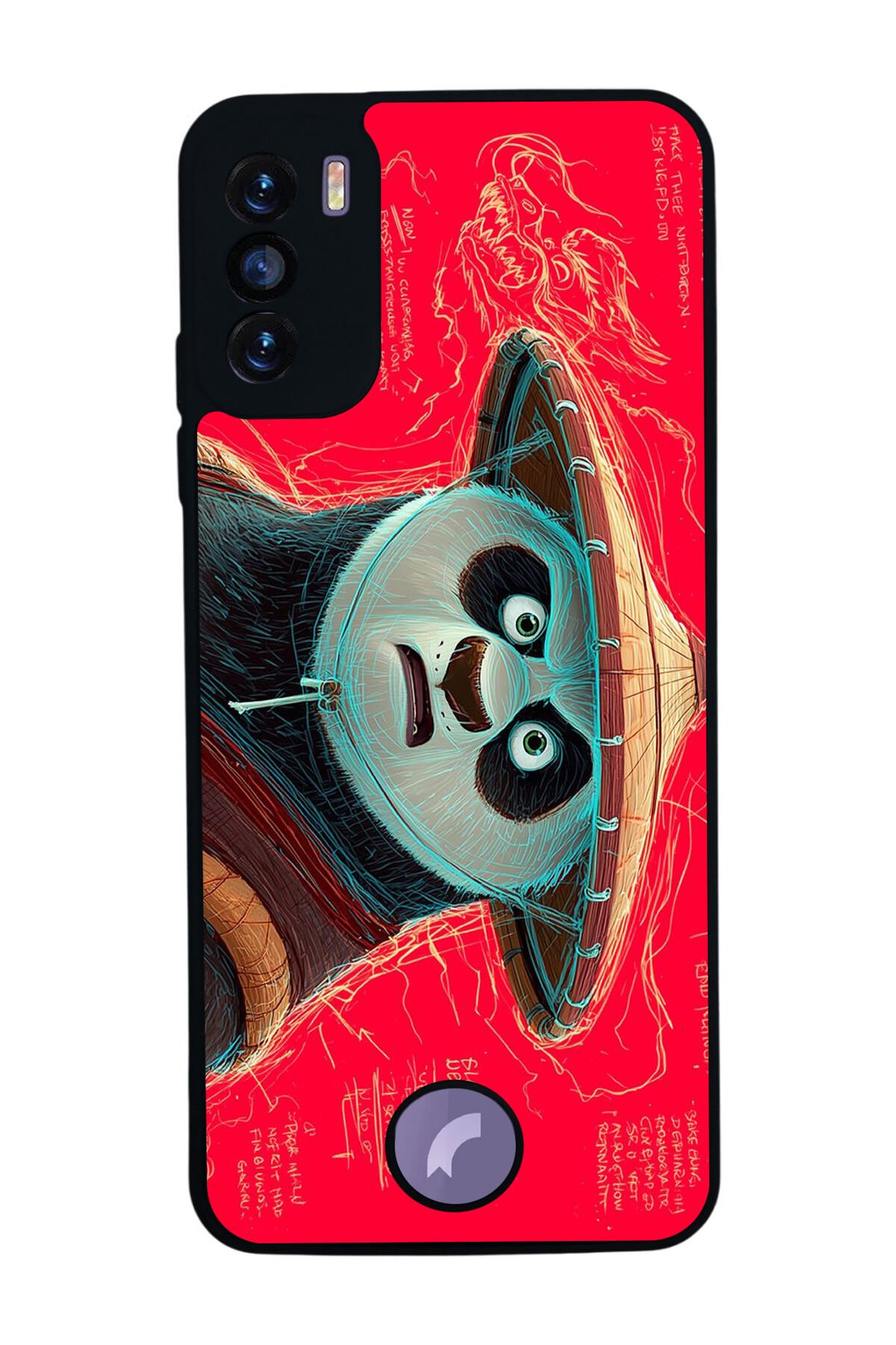 Reeder S19 Max Pro S Uyumlu Kung Fu Panda Tasarımlı Glossy Premium Kılıf