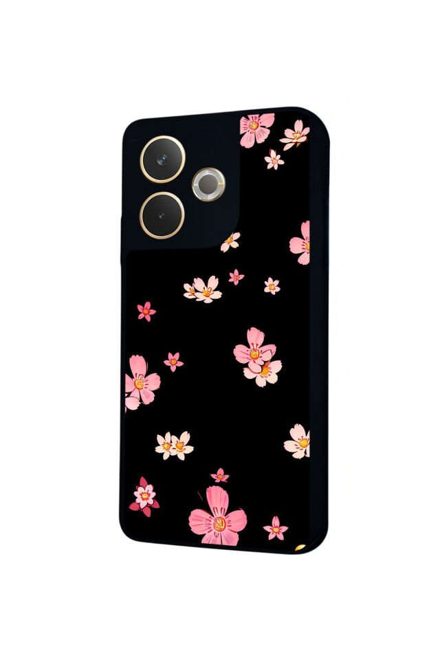 Oppo A5 Pro Uyumlu Floral Tasarımlı Glossy Premium Kılıf