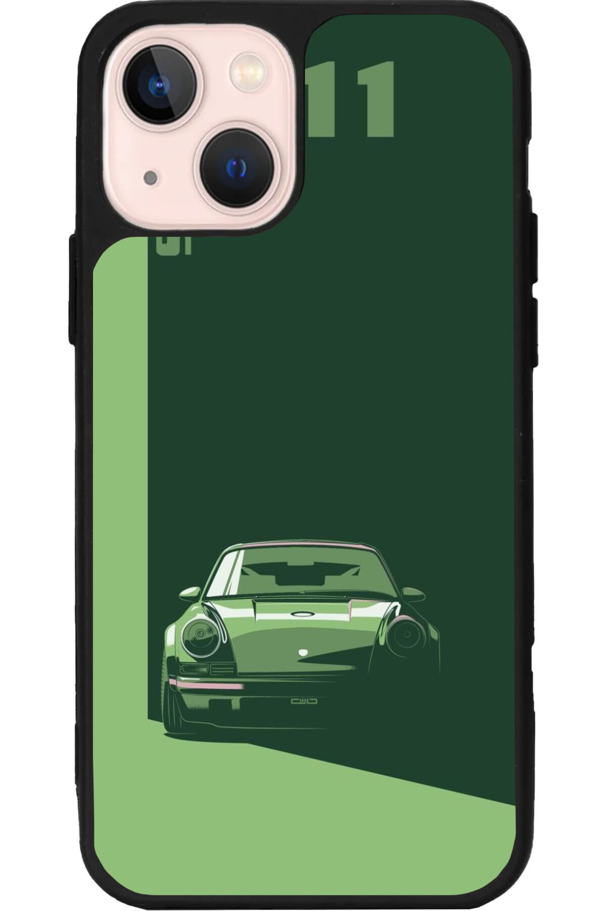 iPhone 13 Mat Siyah Uyumlu Kılıf – Yumuşak Silikon, Koruyucu, Şok Emici Kapak