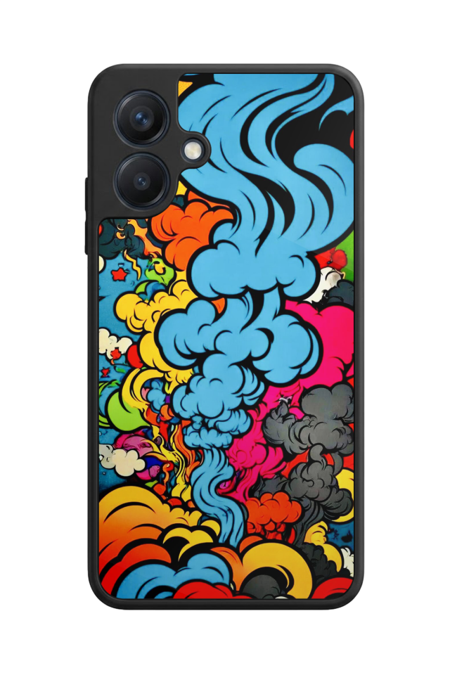 Samsung Galaxy A07 Uyumlu Abstract Tasarımlı Glossy Premium Kılıf