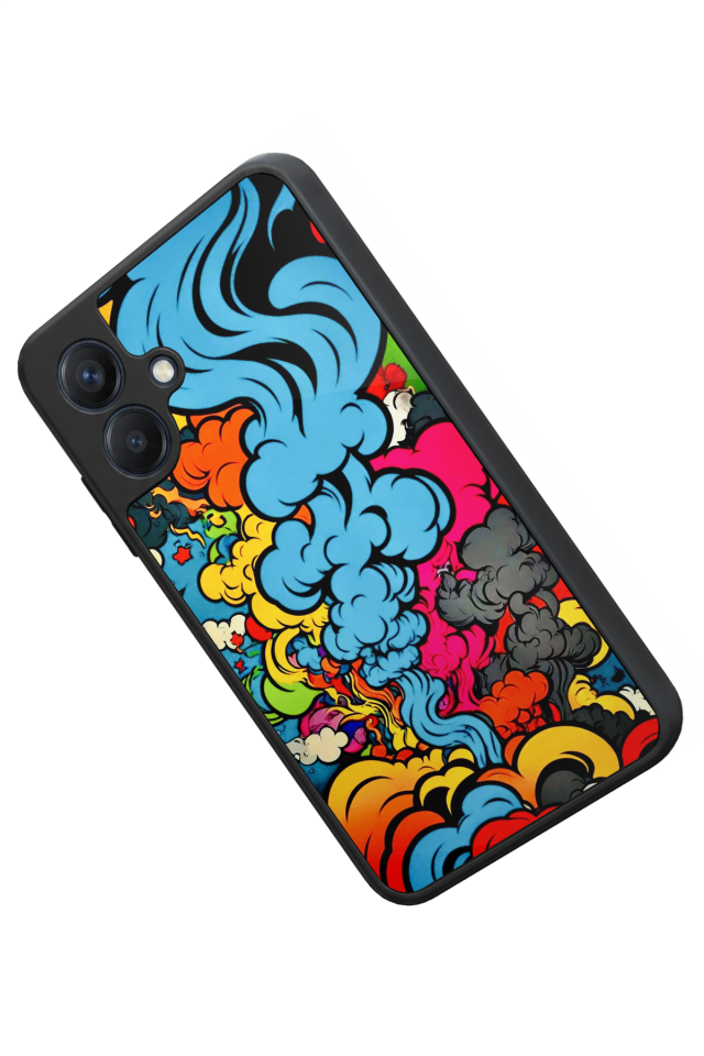 Samsung Galaxy A07 Uyumlu Abstract Tasarımlı Glossy Premium Kılıf