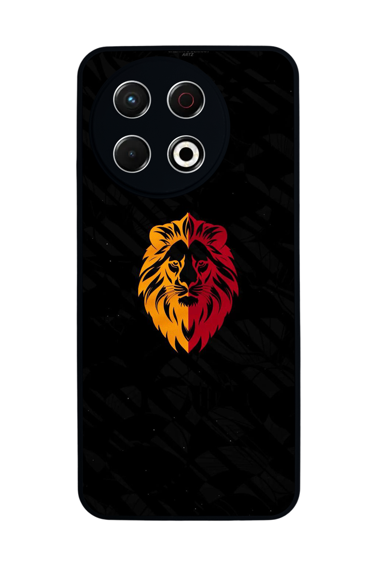 Tecno Spark 30 Pro Uyumlu Aslan Tasarımlı Glossy Premium Kılıf