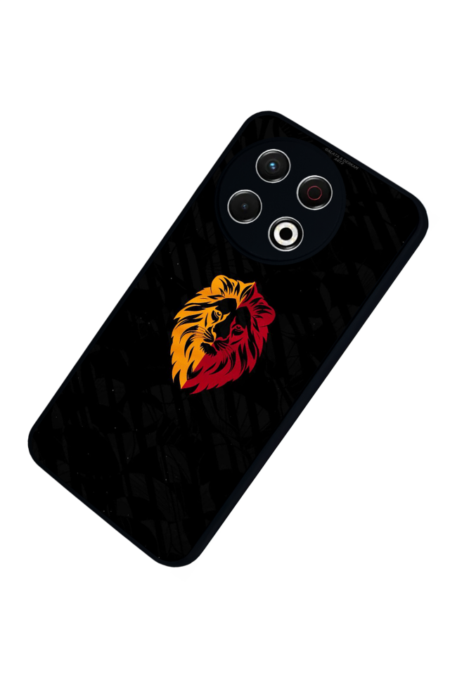 Tecno Spark 30 Pro Uyumlu Aslan Tasarımlı Glossy Premium Kılıf