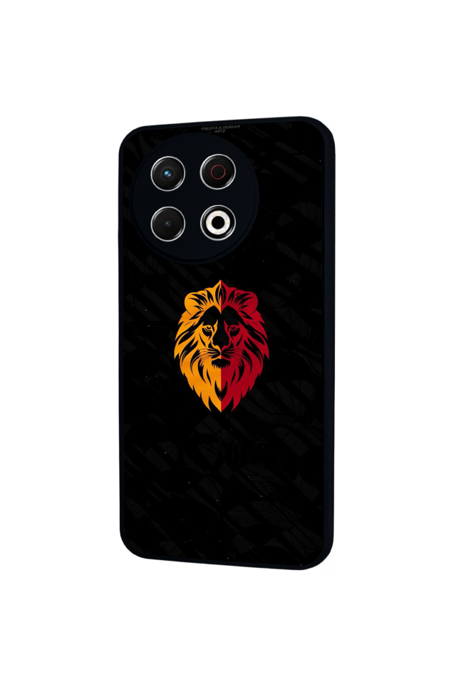 Tecno Spark 30 Pro Uyumlu Aslan Tasarımlı Glossy Premium Kılıf