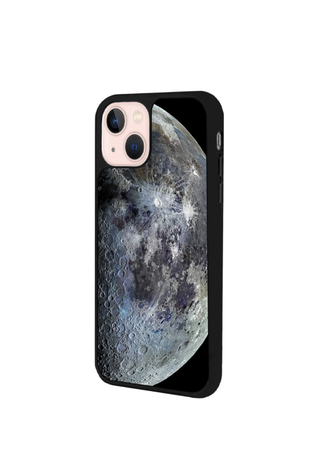 iPhone 13 Mini Uyumlu Ay Tasarımlı Glossy Premium Kılıf