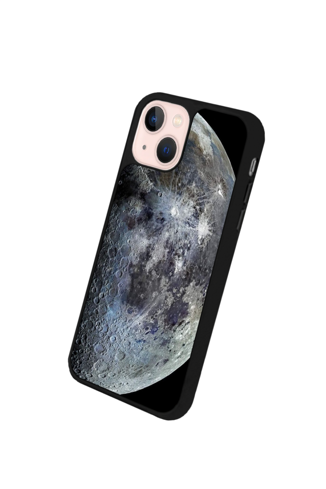 iPhone 13 Mini Uyumlu Ay Tasarımlı Glossy Premium Kılıf