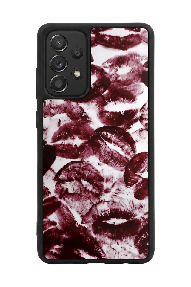 Samsung Galaxy A72 Uyumlu Dudak Tasarımlı Glossy Premium Kılıf
