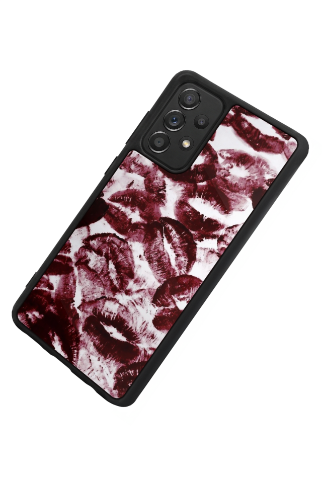 Samsung Galaxy A72 Uyumlu Dudak Tasarımlı Glossy Premium Kılıf