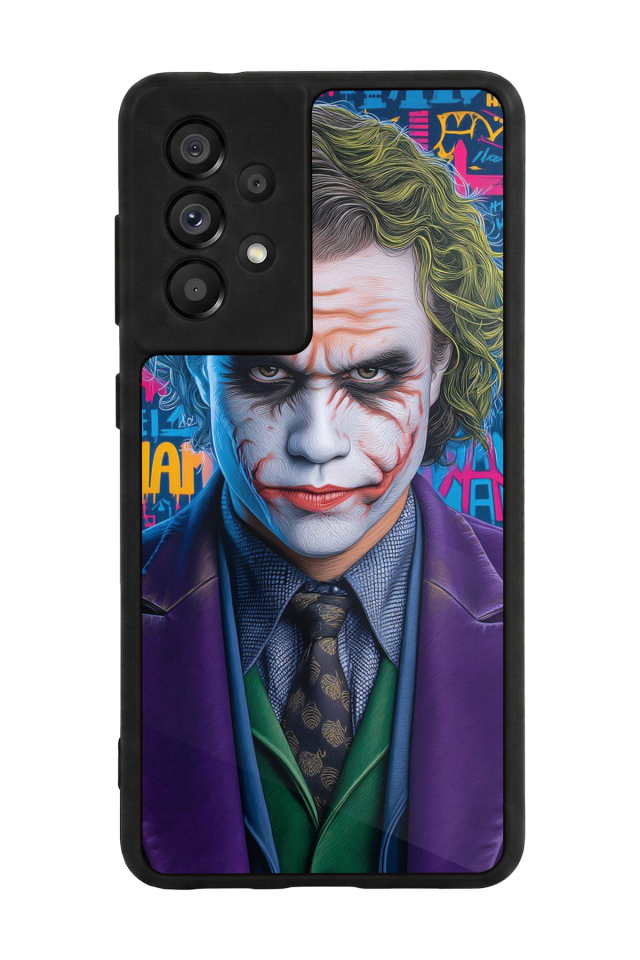 Samsung Galaxy A73 Uyumlu Joker Tasarımlı Glossy Premium Kılıf