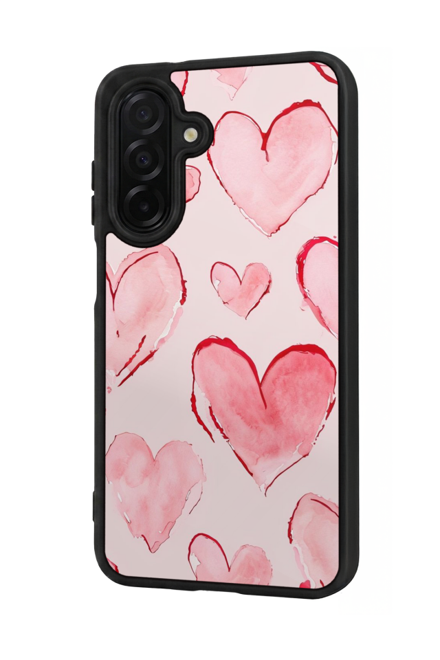 Samsung Galaxy A36 Uyumlu Kalp Love Tasarımlı Glossy Premium Kılıf