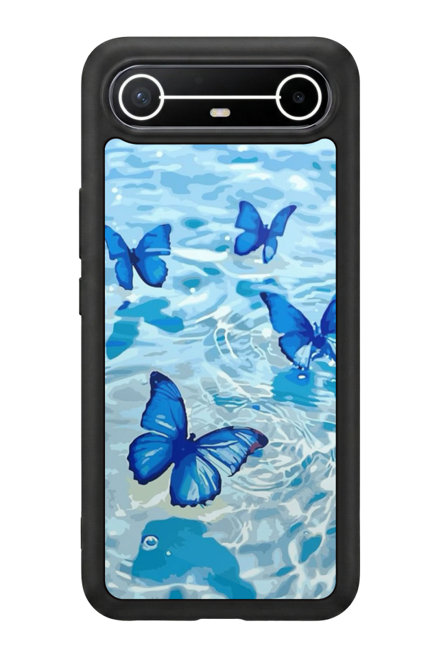 Tecno Spark Slim 5G Uyumlu Kelebek Tasarımlı Glossy Premium Kılıf