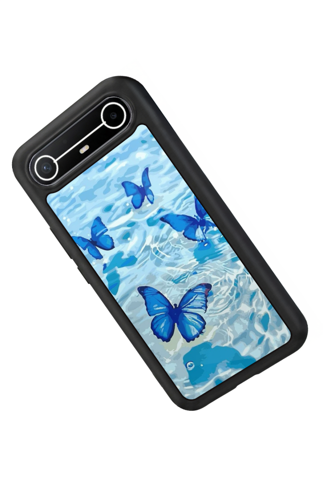 Tecno Spark Slim 5G Uyumlu Kelebek Tasarımlı Glossy Premium Kılıf