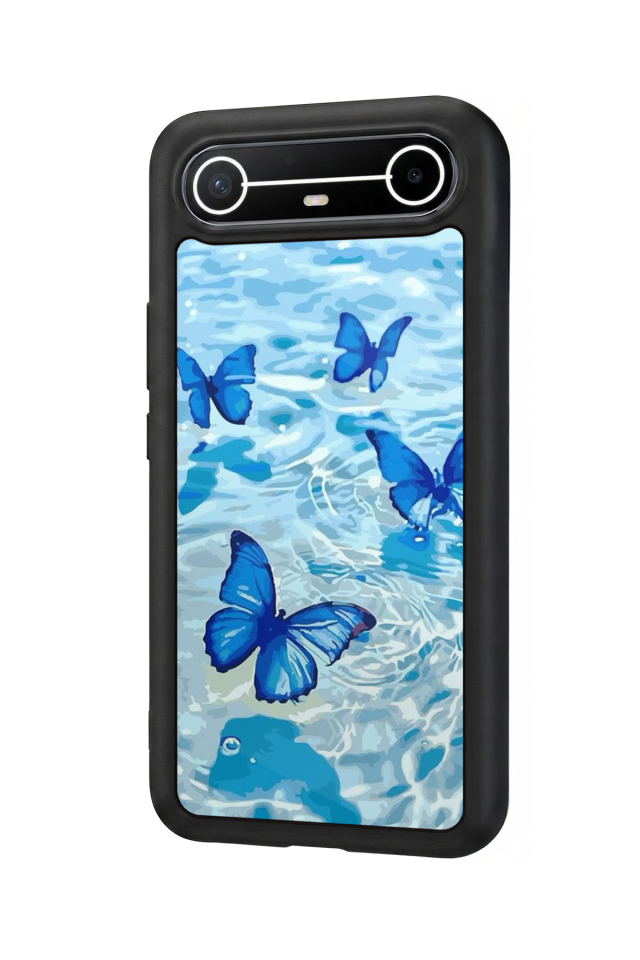 Tecno Spark Slim 5G Uyumlu Kelebek Tasarımlı Glossy Premium Kılıf