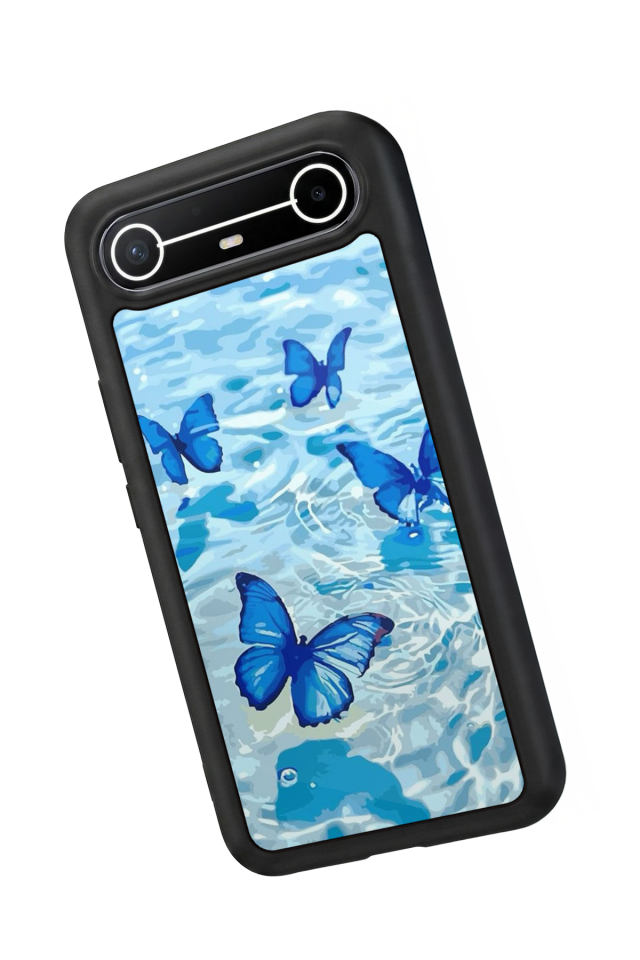 Tecno Spark Slim 5G Uyumlu Kelebek Tasarımlı Glossy Premium Kılıf