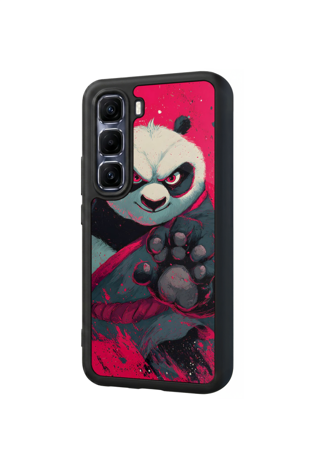Infinix Hot 60 Pro Plus Uyumlu Kung Fu Panda Tasarımlı Glossy Premium Kılıf