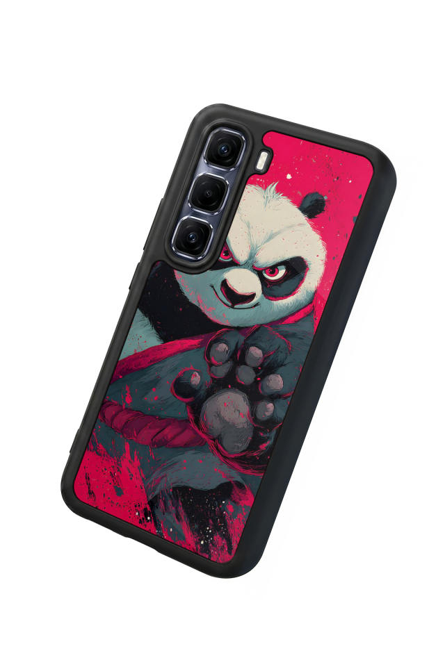Infinix Hot 60 Pro Plus Uyumlu Kung Fu Panda Tasarımlı Glossy Premium Kılıf