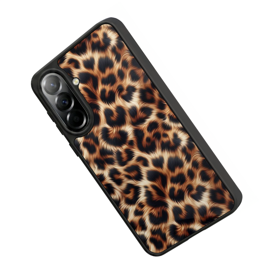 Samsung Galaxy A57 Uyumlu Leopar Tasarımlı Glossy Premium Kılıf