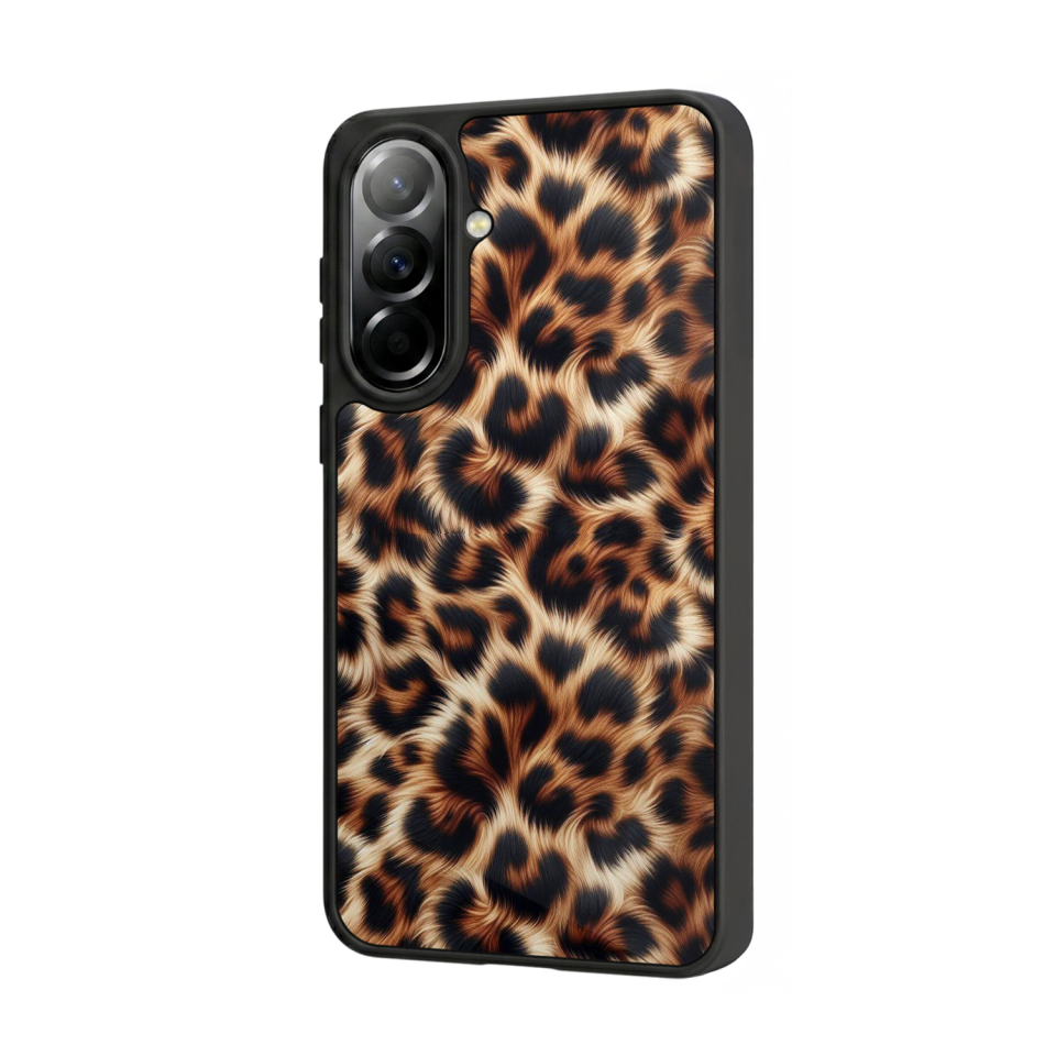 Samsung Galaxy A57 Uyumlu Leopar Tasarımlı Glossy Premium Kılıf