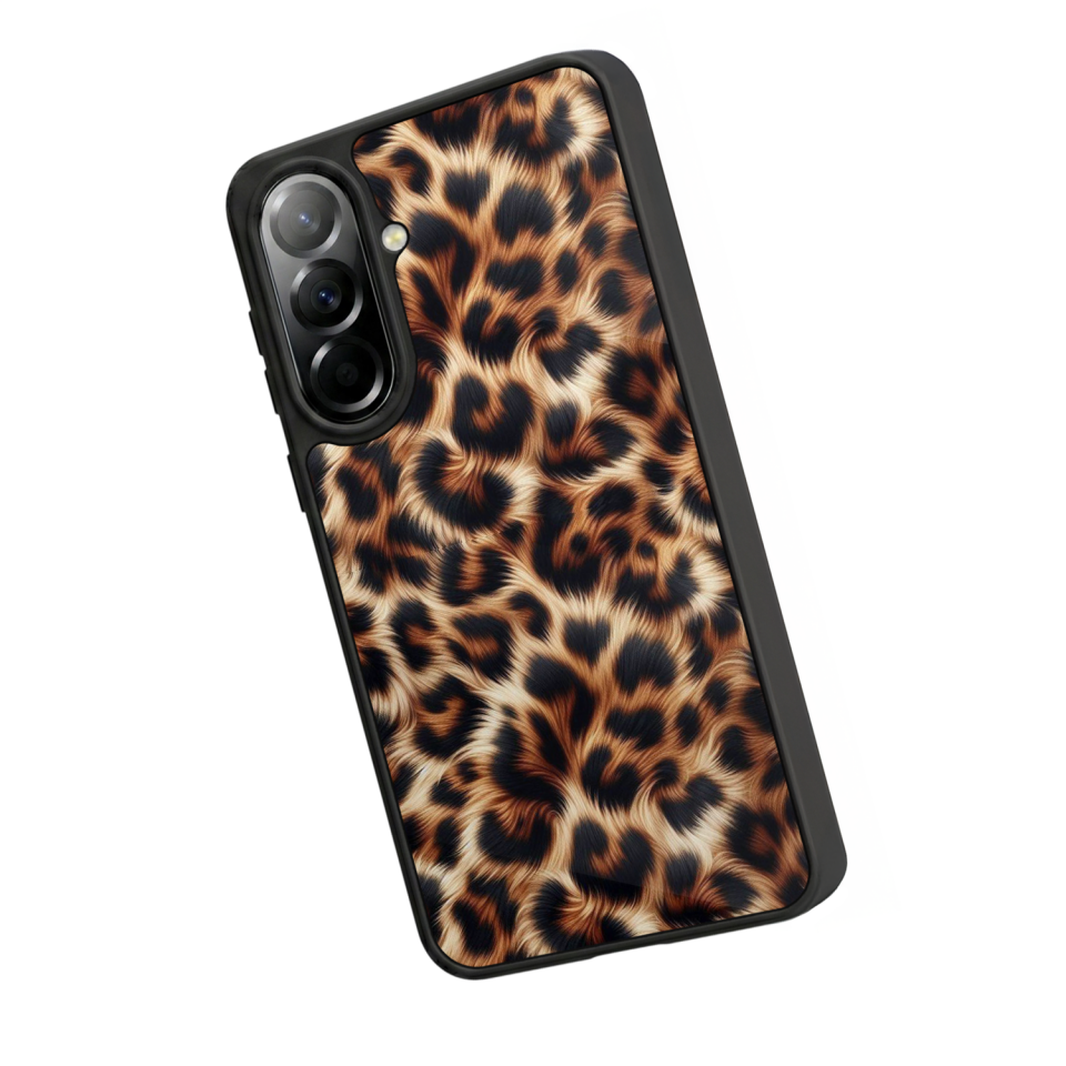 Samsung Galaxy A57 Uyumlu Leopar Tasarımlı Glossy Premium Kılıf