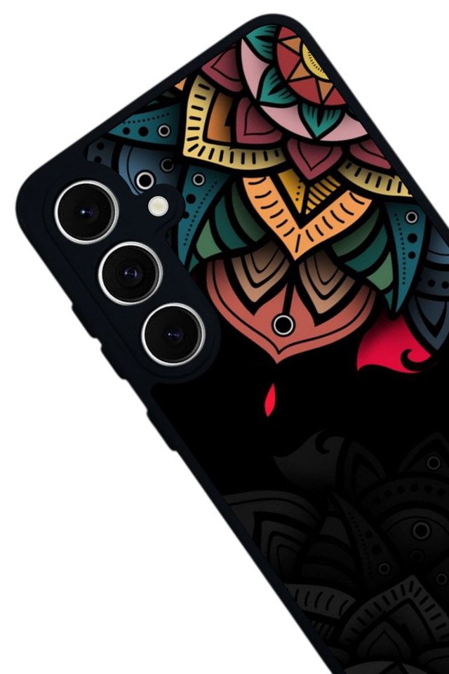 Samsung Galaxy S24 FE Uyumlu Mandala Tasarımlı Glossy Premium Kılıf