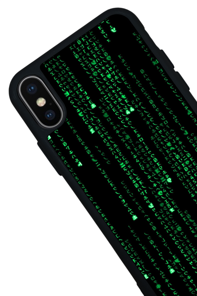 iPhone X/ XS Uyumlu MatriiPhone X/ XS Tasarımlı Glossy Premium Kılıf