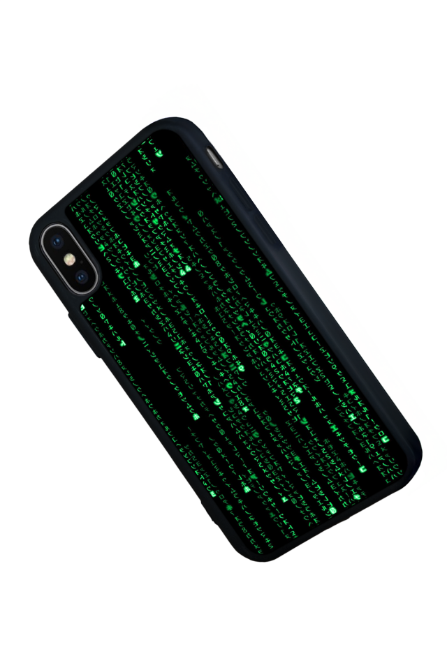 iPhone X/ XS Uyumlu MatriiPhone X/ XS Tasarımlı Glossy Premium Kılıf