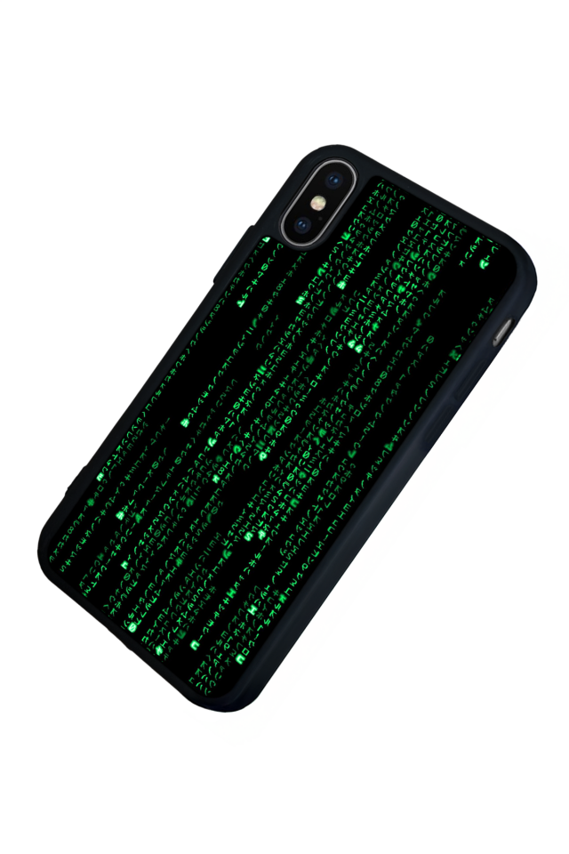 iPhone X/ XS Uyumlu MatriiPhone X/ XS Tasarımlı Glossy Premium Kılıf