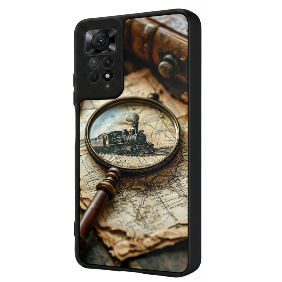 Xiaomi Redmi Note 12 Pro Uyumlu Pusula Tasarımlı Glossy Premium Kılıf