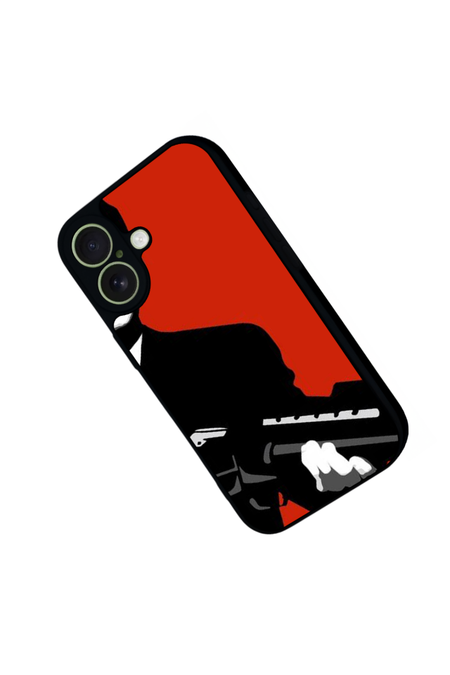 iPhone 17 Uyumlu Scarface Tasarımlı Glossy Premium Kılıf