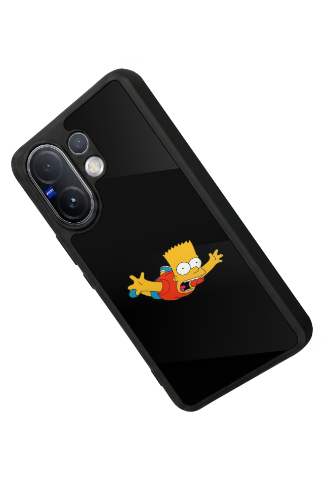 Vivo V60 Uyumlu The Simpsons Tasarımlı Glossy Premium Kılıf