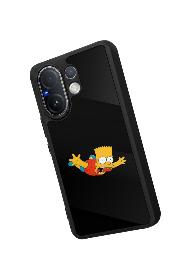 Vivo V60 Uyumlu The Simpsons Tasarımlı Glossy Premium Kılıf