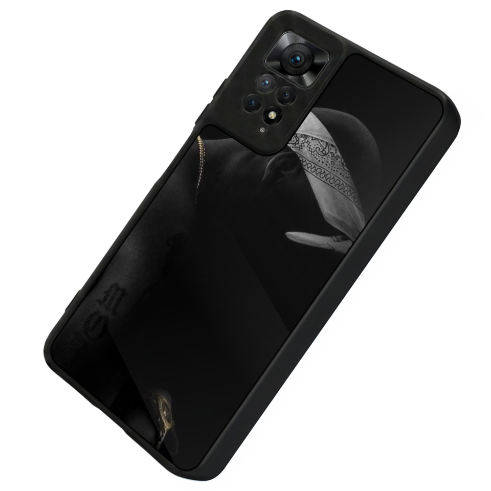 Xiaomi Redmi Note 11 Pro Uyumlu Tupac Tasarımlı Glossy Premium Kılıf