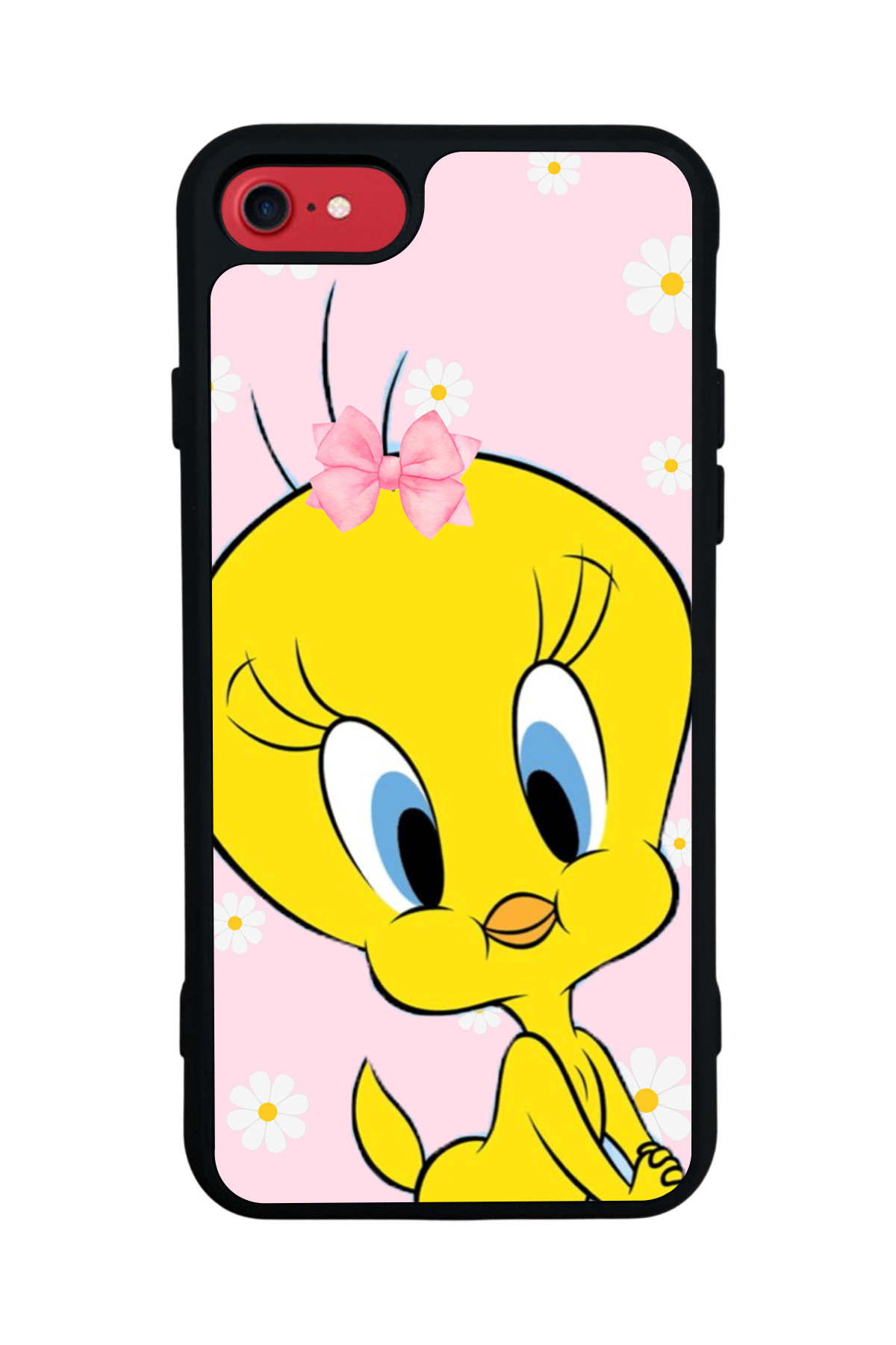 iPhone 8 Uyumlu Tweety Tasarımlı Glossy Premium Kılıf