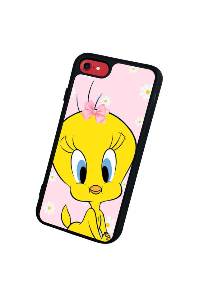 iPhone 8 Uyumlu Tweety Tasarımlı Glossy Premium Kılıf