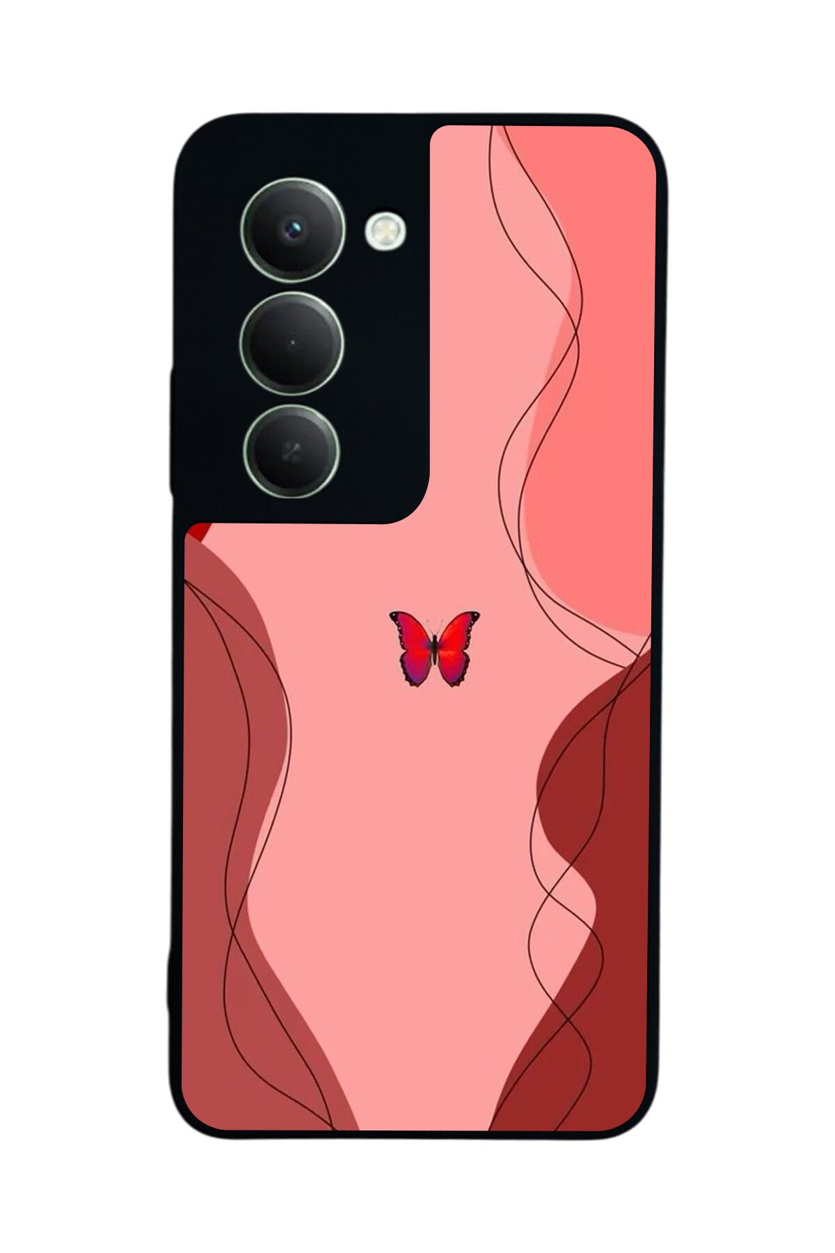 Xiaomi Redmi 15 5G Uyumlu Kelebek Tasarımlı Glossy Premium Kılıf