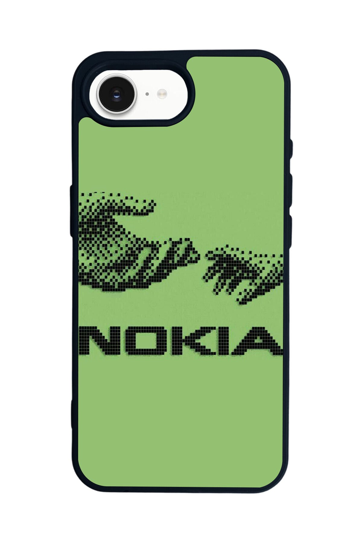 iPhone 16E Uyumlu Nokia Tasarımlı Glossy Premium Kılıf