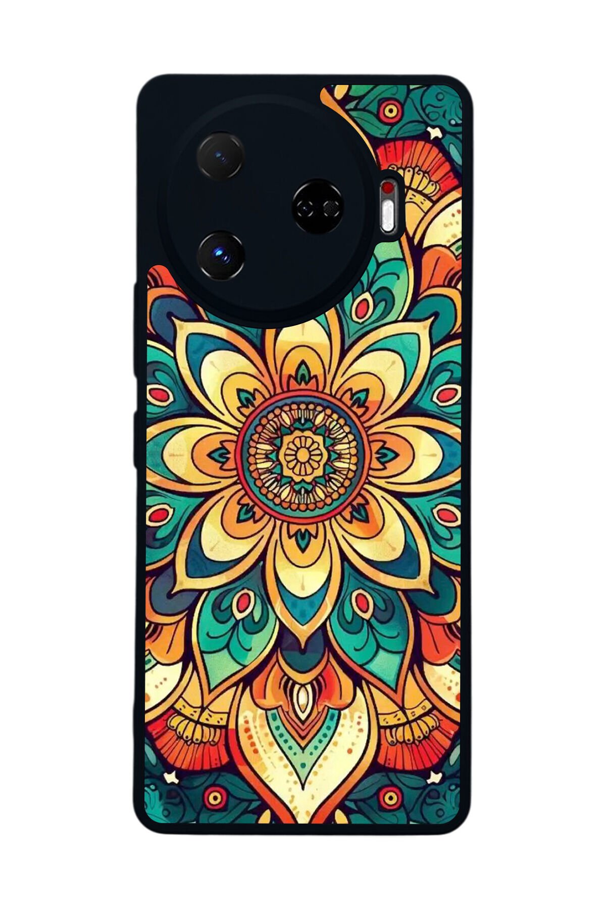 Tecno Camon 30 Pro Uyumlu Mandala Tasarımlı Glossy Premium Kılıf