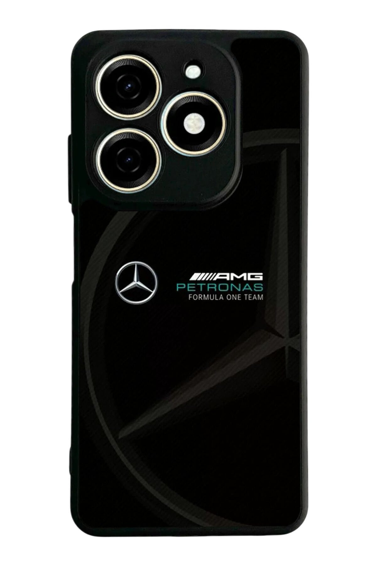 Infınıx Smart 8 Pro Uyumlu Mercedes Tasarımlı Glossy Premium Kılıf