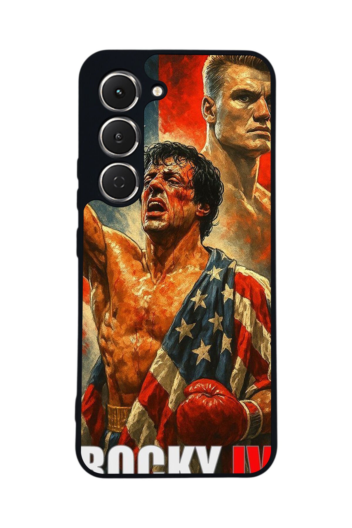 Tecno Spark 40 Pro Uyumlu Rocky Tasarımlı Glossy Premium Kılıf